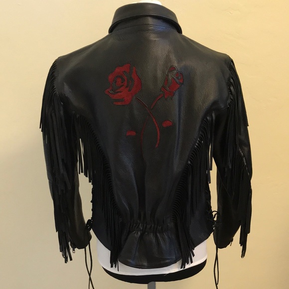 Genuine Leather Motorcycle Jacket XS - Picture 2 of 5